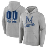 Los Angeles Dodgers Personalized Name & Number Fastball Pullover Hoodie - MLB