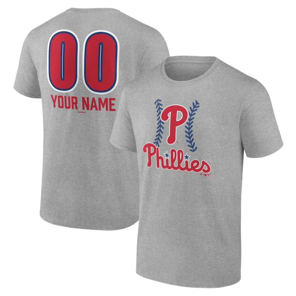 Philadelphia Phillies Personalized Name & Number Fastball T-Shirt - MLB