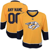 Nashville Predators Youth Home Replica Custom Jersey - Gold - NHL