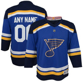 St. Louis Blues Youth Home Replica Custom Jersey - Blue - NHL