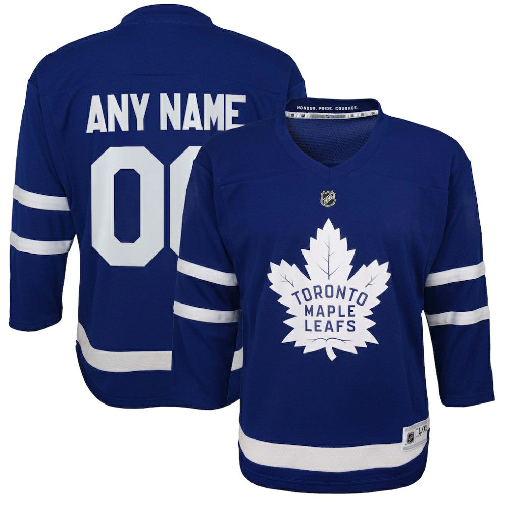 Toronto Maple Leafs Youth Home Replica Custom Jersey - Blue - NHL