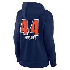Yordan Alvarez Houston Astros Women's Fastball Player Name & Number Pullover Hoodie - MLB