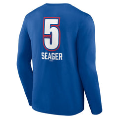 Corey Seager Texas Rangers Fastball Player Name & Number Long Sleeve T-Shirt - MLB