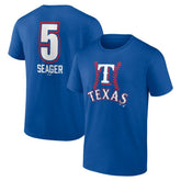 Corey Seager Texas Rangers Fastball Player Name & Number T-Shirt - MLB