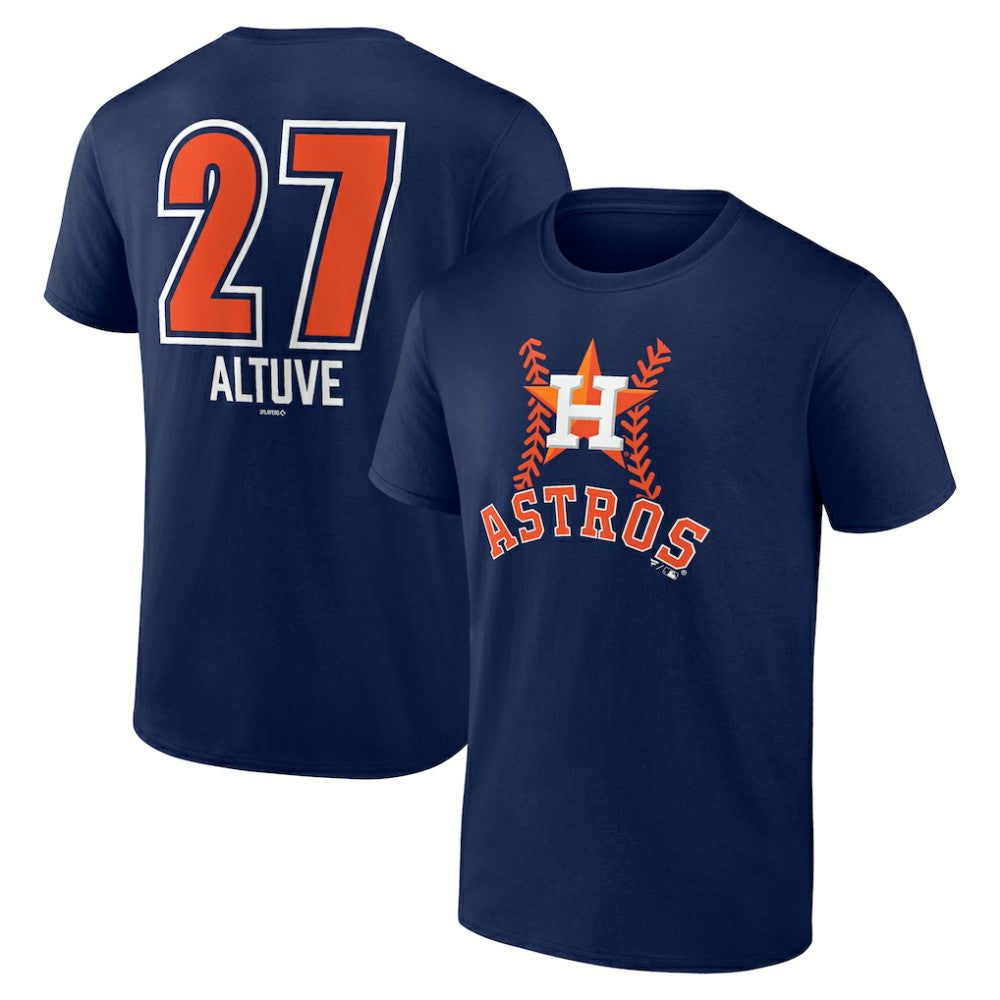 Jose Altuve Houston Astros Fastball Player Name & Number T-Shirt - MLB