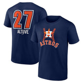 Jose Altuve Houston Astros Fastball Player Name & Number T-Shirt - MLB