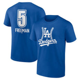 Freddie Freeman Los Angeles Dodgers Fastball Player Name & Number T-Shirt - MLB
