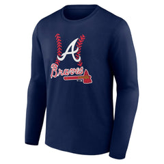 Spencer Strider Atlanta Braves Fastball Player Name & Number Long Sleeve T-Shirt - MLB