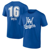 Will Smith Los Angeles Dodgers Fastball Player Name & Number T-Shirt - MLB