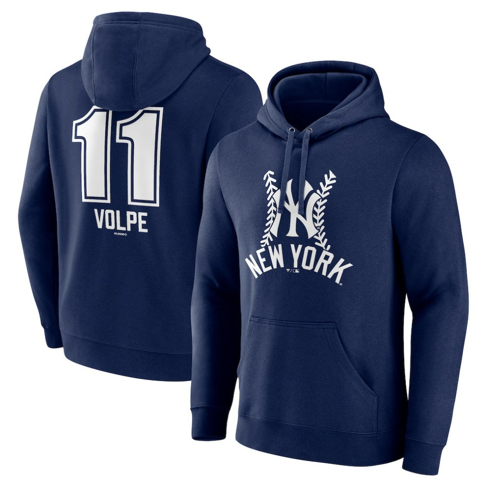 Anthony Volpe New York Yankees Fastball Player Name & Number Pullover Hoodie - MLB