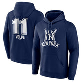 Anthony Volpe New York Yankees Fastball Player Name & Number Pullover Hoodie - MLB
