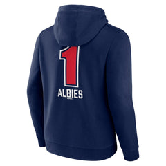 Ozzie Albies Atlanta Braves Fastball Player Name & Number Pullover Hoodie - MLB
