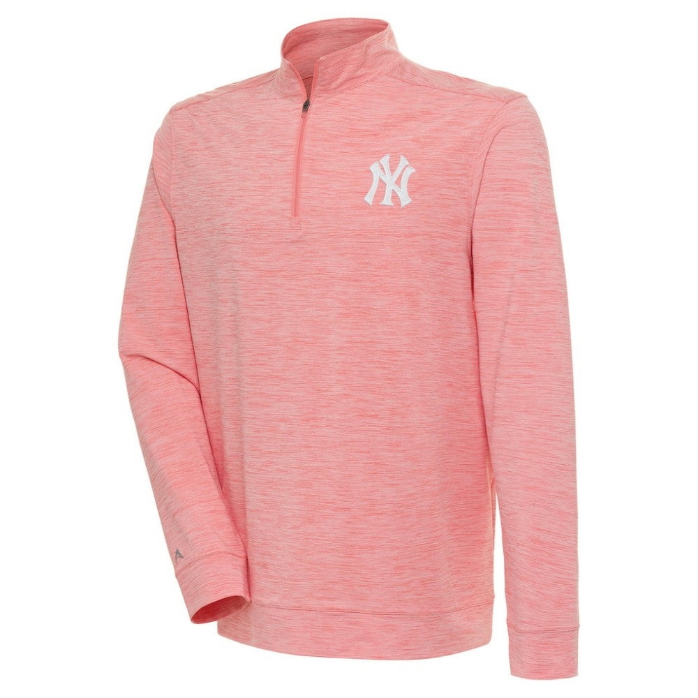 New York Yankees Antigua Bright Quarter-Zip Pullover Top - MLB