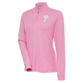 Philadelphia Phillies Antigua Women's Mentor Quarter-Zip Pullover Top - MLB