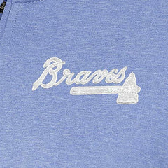 Atlanta Braves Antigua Women's Mentor Quarter-Zip Pullover Top - MLB