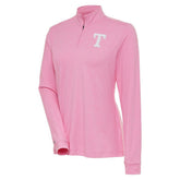 Texas Rangers Antigua Women's Mentor Quarter-Zip Pullover Top - MLB