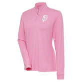 San Francisco Giants Antigua Women's Mentor Quarter-Zip Pullover Top - MLB