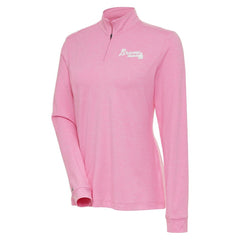 Atlanta Braves Antigua Women's Mentor Quarter-Zip Pullover Top - MLB