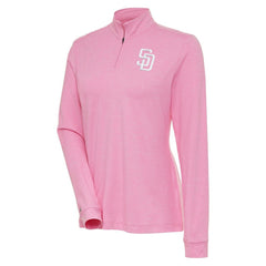 San Diego Padres Antigua Women's Mentor Quarter-Zip Pullover Top - MLB