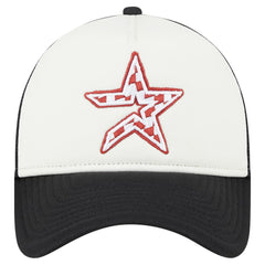 Houston Astros New Era Checkered Flag A-Frame Trucker 9FORTY Adjustable Hat - MLB