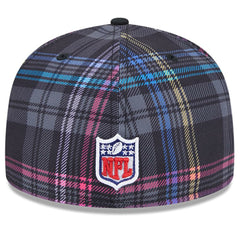 Jacksonville Jaguars New Era 2024 NFL Crucial Catch Plaid 59FIFTY Fitted Hat Black | NFL