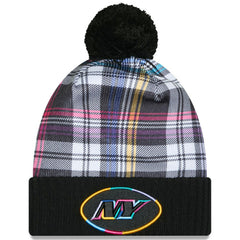 New York Jets New Era 2024 NFL Crucial Catch Cuffed Knit Hat with Pom Black | NFL