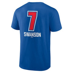 Dansby Swanson Chicago Cubs Fastball Player Name & Number T-Shirt - MLB
