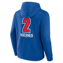 Nico Hoerner Chicago Cubs Fastball Player Name & Number Pullover Hoodie - MLB