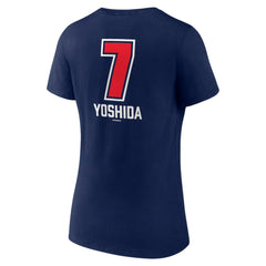 Masataka Yoshida Boston Red Sox Women's Fastball Player Name & Number V-Neck T-Shirt - MLB