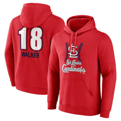 Jordan Walker St. Louis Cardinals Fastball Player Name & Number Pullover Hoodie - MLB