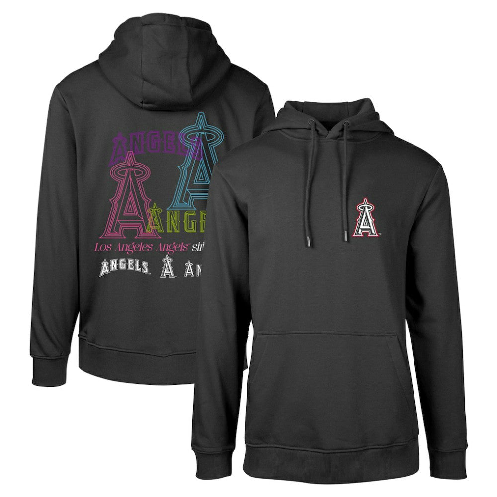 Los Angeles Angels Levelwear Podium Vintage Pullover Hoodie - MLB
