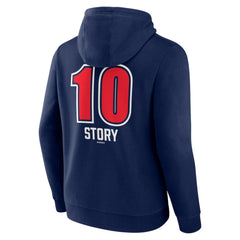 Trevor Story Boston Red Sox Fastball Player Name & Number Pullover Hoodie - MLB