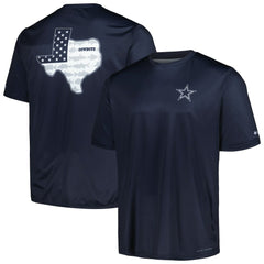 Dallas Cowboys Terminal Tackle Omni-Shade Texas T-Shirt Navy | Columbia