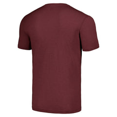 Washington Commanders Homage Unisex 2024 Team Draft Tri-Blend T-Shirt Heather Burgundy | NFL