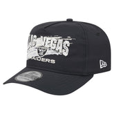 Las Vegas Raiders New Era Throwback Brush Golfer Snapback Hat Black | NFL