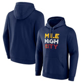 Denver Nuggets Pick & Roll Coverage Pullover Hoodie Navy - NBA