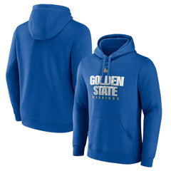 Golden State Warriors Pick & Roll Coverage Pullover Hoodie Royal - NBA