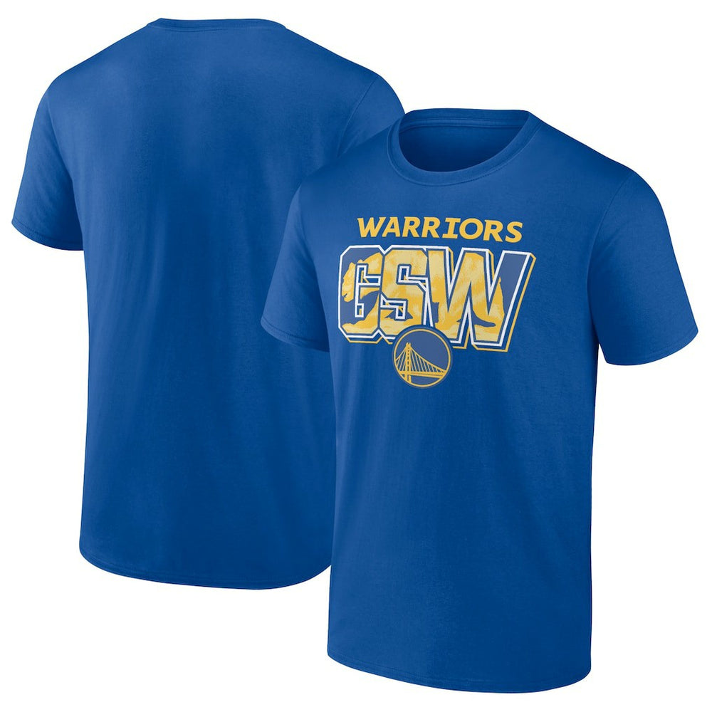 Golden State Warriors Full Court Press T-Shirt Royal - NBA