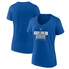 Golden State Warriors Pick & Roll Coverage V-Neck T-Shirt Royal - NBA