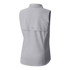 Arizona Cardinals Women's PFG Tamiami Omni-Shade Sleeveless Button-Up Shirt Gray | Columbia