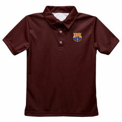 Barcelona Vive La Fete Youth Solid Polo Maroon - FIFA World CUP