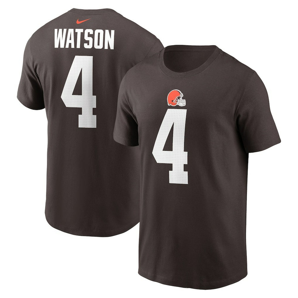 Deshaun Watson Cleveland Browns Player Name & Number T-Shirt Brown | Nike for Sale