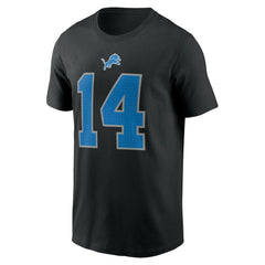 Amon-Ra St. Brown Detroit Lions Player Name & Number T-Shirt Black | Nike for Sale
