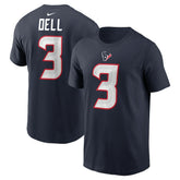 Tank Dell Houston Texans Player Name & Number T-Shirt Navy | Nike for Sale