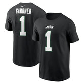 Ahmad Sauce Gardner New York Jets Name & Number T-Shirt Black | Nike for Sale