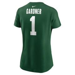 Sauce Gardner New York Jets Women's Player Name & Number T-Shirt Green | Nike for Sale