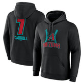 Corbin Carroll Arizona Diamondbacks Name & Number Fastball Pullover Hoodie - MLB