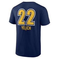 Christian Yelich Milwaukee Brewers Name & Number Fastball T-Shirt - MLB