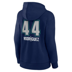 Julio Rodríguez Seattle Mariners Women's Name & Number Fastball Pullover Hoodie - MLB