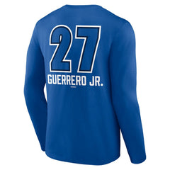 Vladimir Guerrero Jr. Toronto Blue Jays Name & Number Fastball Long Sleeve T-Shirt - MLB